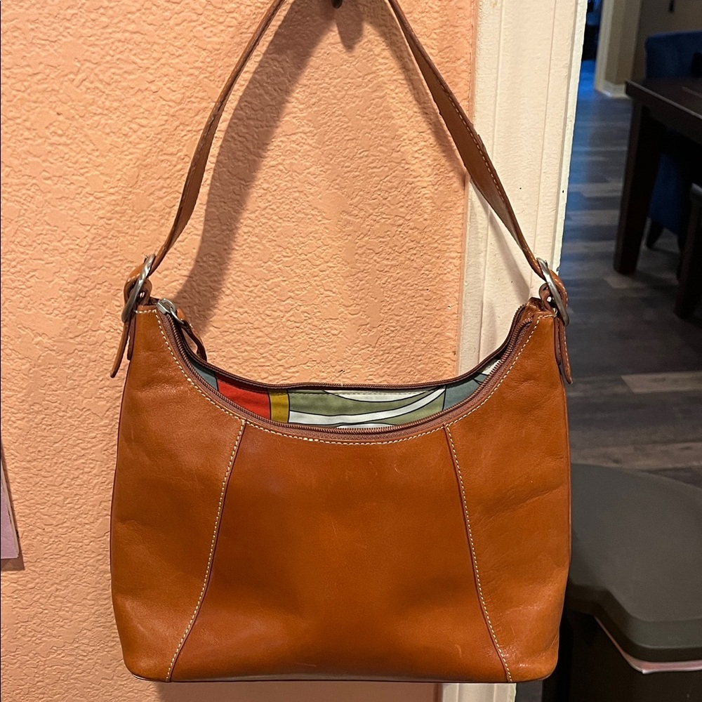 Nordstrom Tan Leather Shoulder Bag beautiful condition.